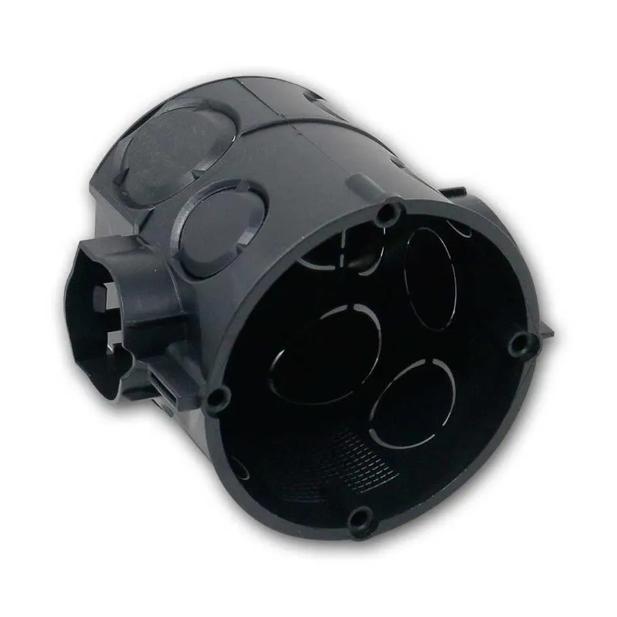 EGB UP Schalterdose 25er Netz in Schwarz aus Kunststoff, Durchmesser: 60 x 62 mm - Bild 2