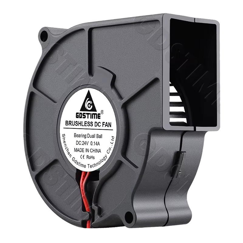Gdstime 7530 Radialventilator USB-Gebläse Schwarz B/T/H: 75 x 75 x 30 mm - Bild 5
