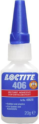Loctite 406 Sekundenkleber Cyanoacrylat 20g transparent - Bild 1