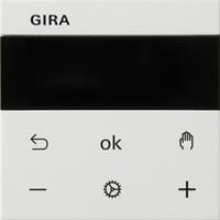 Gira RTR BT System 3000 Raumtemperaturregler mit Bluetooth und App-Steuerung, Weiß - Bild 1