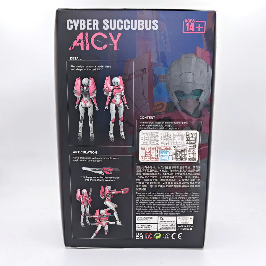 FLAME TOYS M Breed Infinite Charm M66336 AICY KO Sentinel Arcee, Actionfiguren, Assembly Model Kit - Bild 2