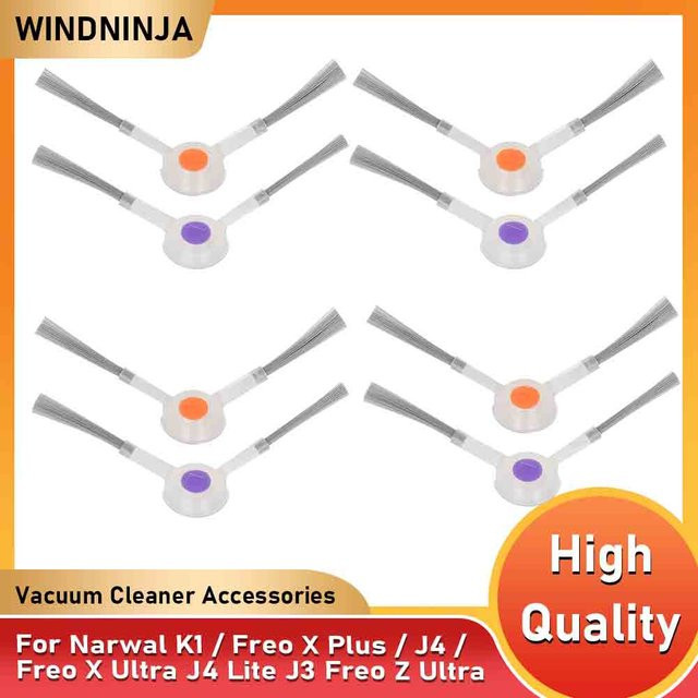 WINDNINJA Seitenbürste für Narwal Freo, Freo X Ultra, Freo X Plus, Freo Z Ultra, J4, J4 Lite, J3 und K1 Roboter-Staubsauger aus Kunststoff - Bild 1