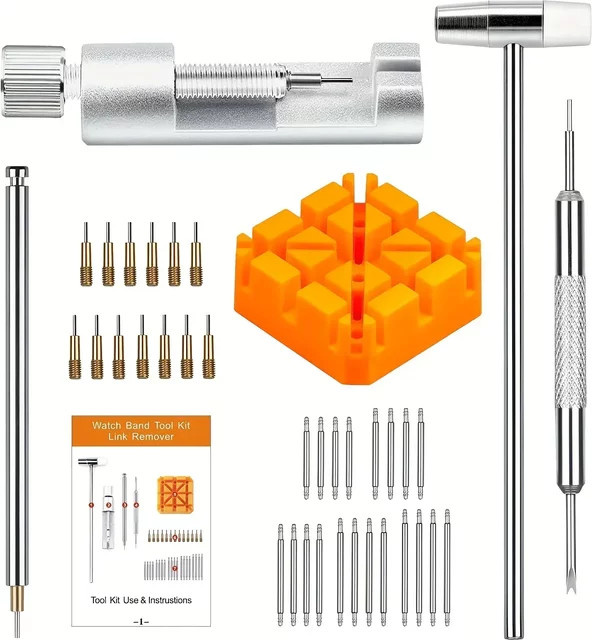 FancyWrist Uhren-Reparatur-Werkzeug-Set, Silber - Bild 1