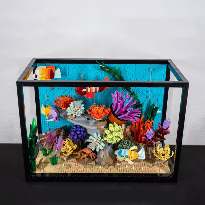 TEOK Tropisches Aquarium-Modell, Bausteine-Set, 4154 Teile, ab 14 Jahren - Bild 2