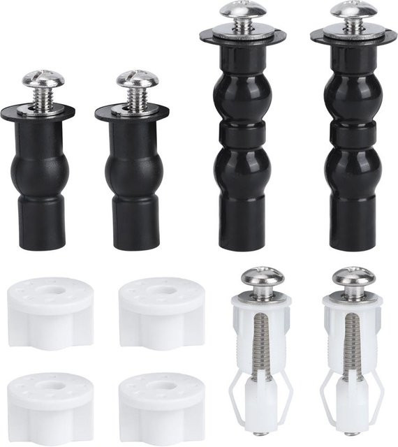 GoolRC Universal Toilettendeckel Schrauben Set aus Edelstahl in Schwarz - Bild 1