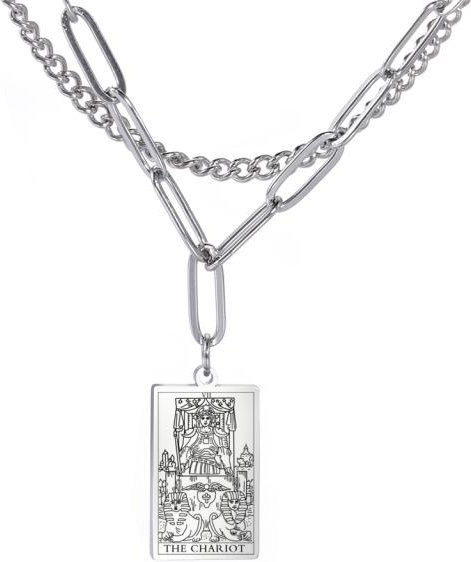 Wucifang Jewelry Halskette, Edelstahl, gray, Damen, 40-45cm - Bild 1