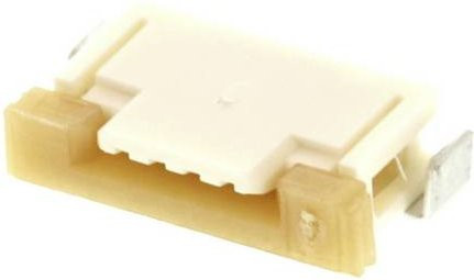 Molex FFC/FPC-Anschluss 522070460 in Weiß mit Goldkontakten, Rastermaß: 1mm, Polzahl: 52 - Bild 1