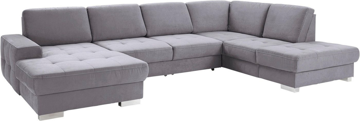 sit&more Wohnlandschaft Santorini in U-Form mit Federkern und Sitztiefenverstellung sowie optionaler Schlaffunktion - Bild 1