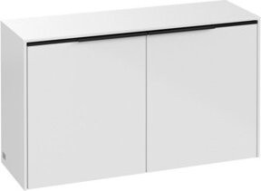 Villeroy & Boch Sideboard Subway 3.0 Wandmontiert, Farbe Schwarz/Weiß, B/H/T: 72,8 x 25,6 x 42,3 cm - Bild 1