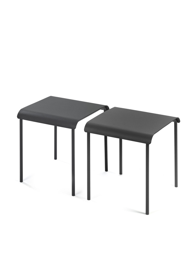 Serax August Hocker in Schwarz minimalistisches Design - Bild 2
