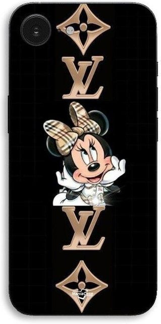 Maniacase iPhone 17e Hülle mit Minnie LV Design in Schwarz - Bild 1