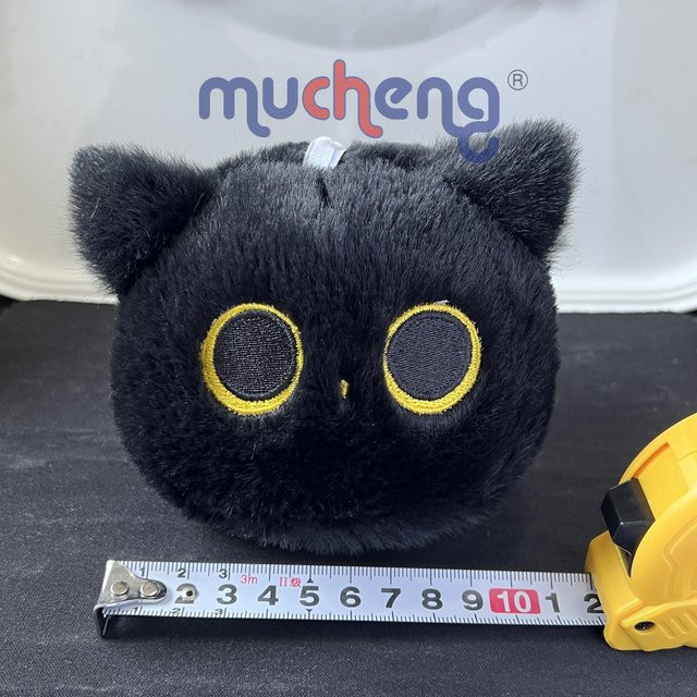 Yiran toy Katzenpuppen Plüschtiere, Weiß, Schwarz, 10cm - Bild 1