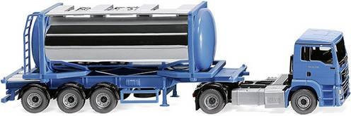 Wiking MAN TGS Tankcontainer-Sattelzug Modell LKW H0 053605 - Bild 1