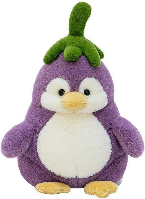 Joyful toys Pausbackiger Aubergine Pinguin, Plüschpuppe, 40cm - Bild 1