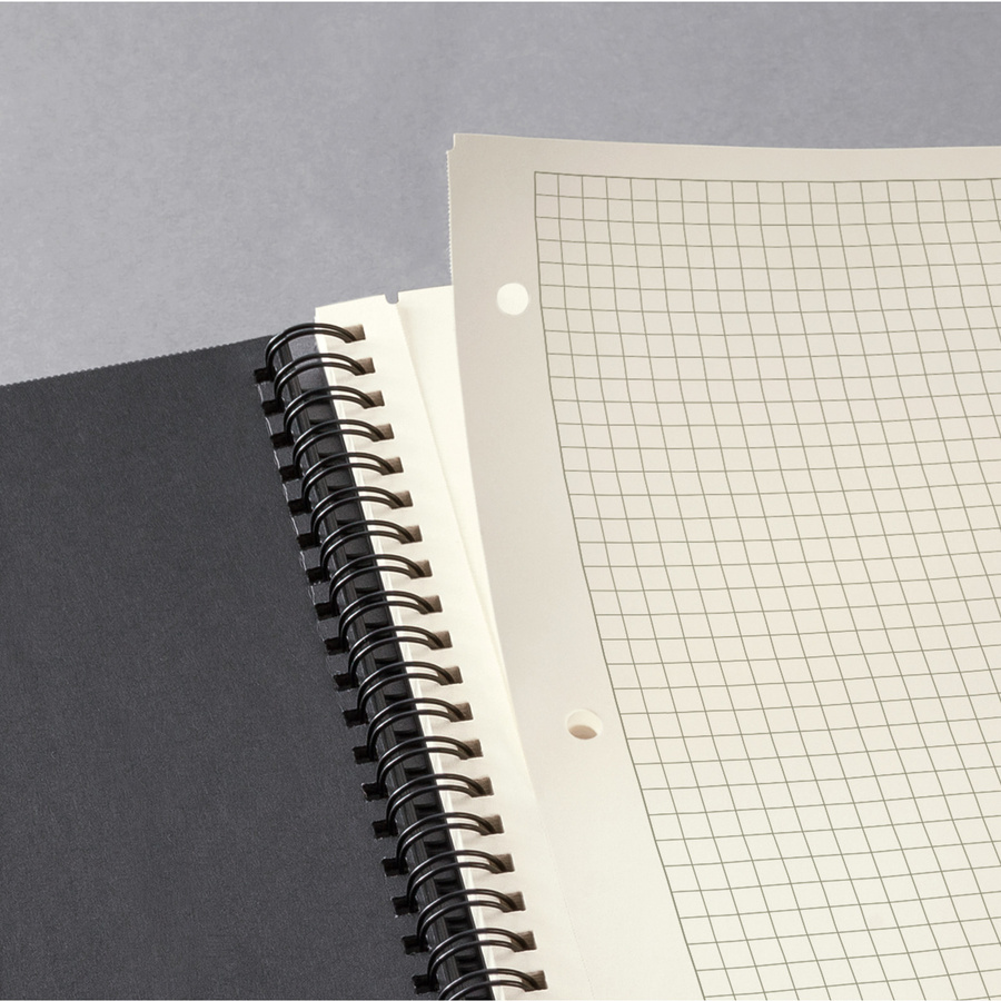 SIGEL Conceptum Collegeblock schwarz, liniertes A5 Format, Breite: 17,4 cm, Höhe: 21,4 cm - Bild 2