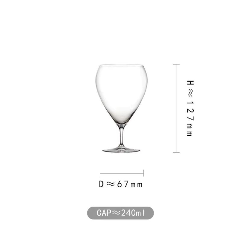 Kimura Edo-Glas ultradünner Bantambecher aus Glas in Transparent, B/T/H: 6,7 x 12,7 x 1,0 cm - Bild 4