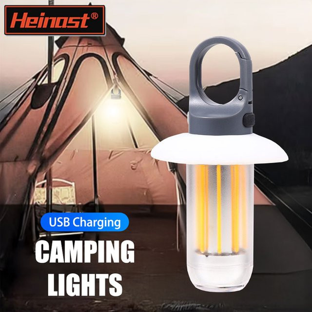 Heinast LED Laterne wiederaufladbar als wasserdichte Campingleuchte und Arbeitsleuchte für Outdoor-Aktivitäten - Bild 1