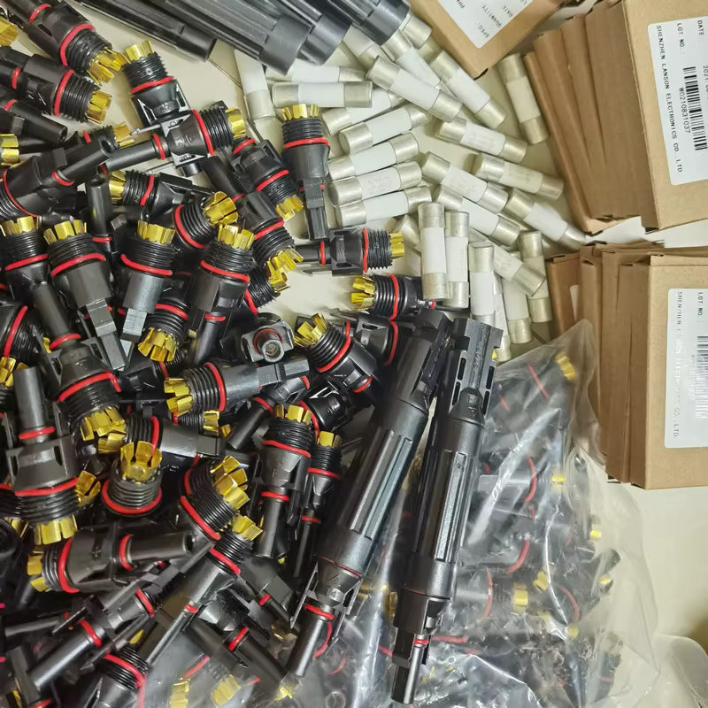 Wasserdichte DC-Inline-Sicherung für Photovoltaik-Anschlüsse, 13,2 A, 1000 V, Schwarz - Bild 3