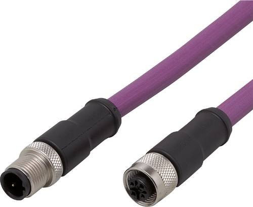 ifm electronic Verbindungsleitung E12316 mit Stecker und Buchse, gerade, lila, Länge: 2 m, Polzahl: 2 oder 4 - Bild 1