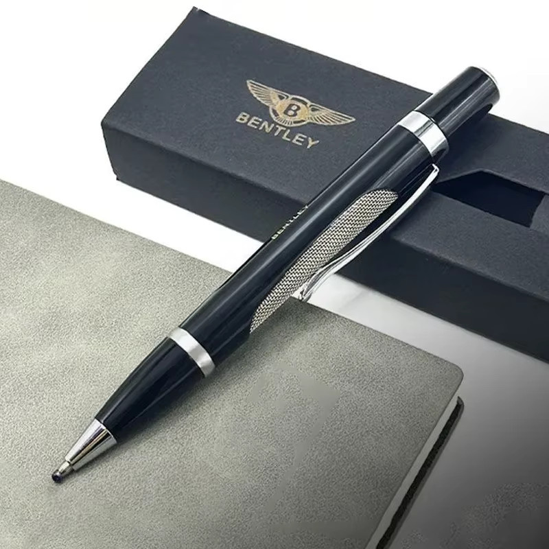 Bentley Personalisierter Füllfederhalter aus Metall in Schwarz mit Gravur - Bild 2