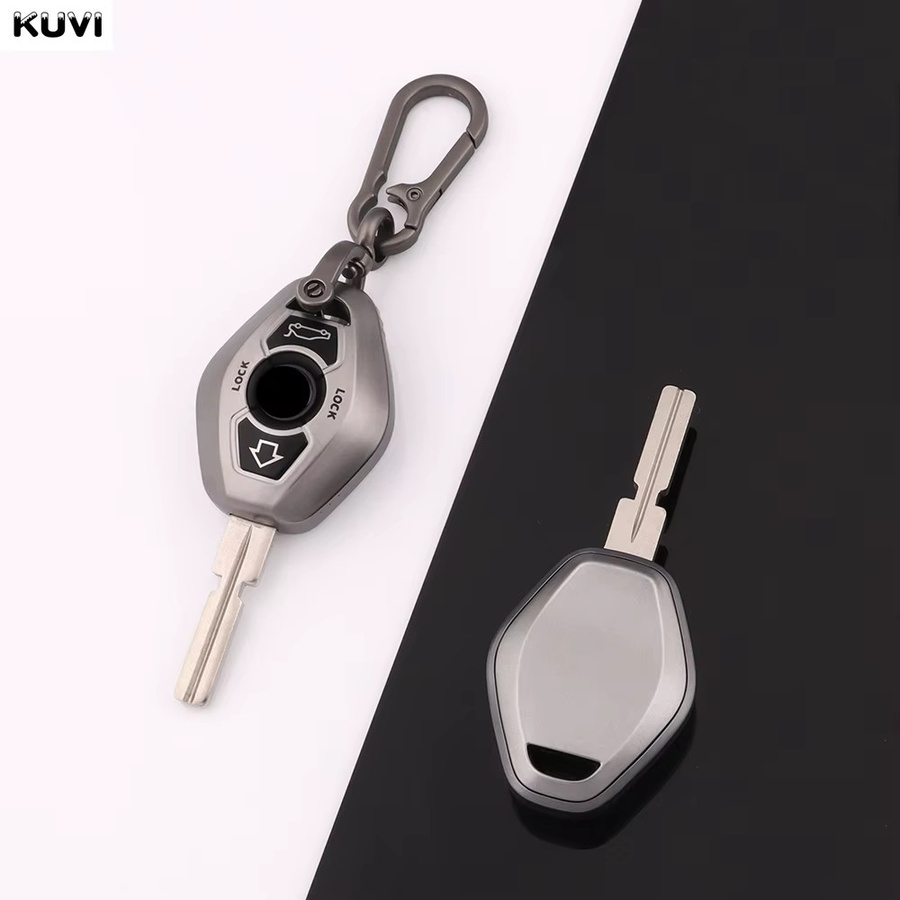 Kuvi TPU Schlüsselhülle in Gun Grey für BMW X3 X5 Z3 Z4 3 5 7 Serie E38 E39 E46 E83 - Bild 2