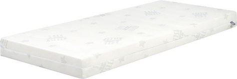 roba Babybettmatratze aus Schaumstoff in Weiß, Breite: 60 cm, Länge: 120 cm - Bild 1