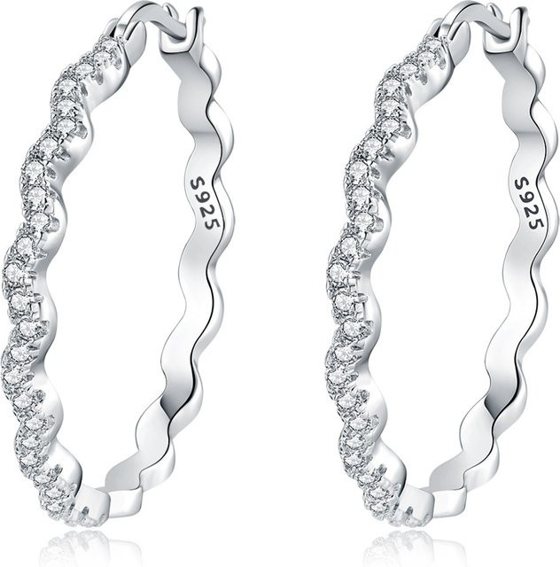 CYCUFF Creolen 925 Silber, Zirkonia, Damen - Bild 1