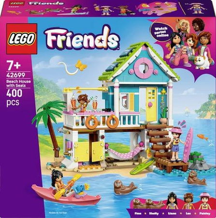 LEGO Friends Strandhaus mit Robben Bauset