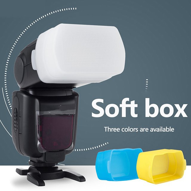 SAFENH Blitzdiffusor Dome Bounce Soft Box Case in Weiß für V1 TT600 V850II V860III 520 685 850 860 Blitzgeräte - Bild 1
