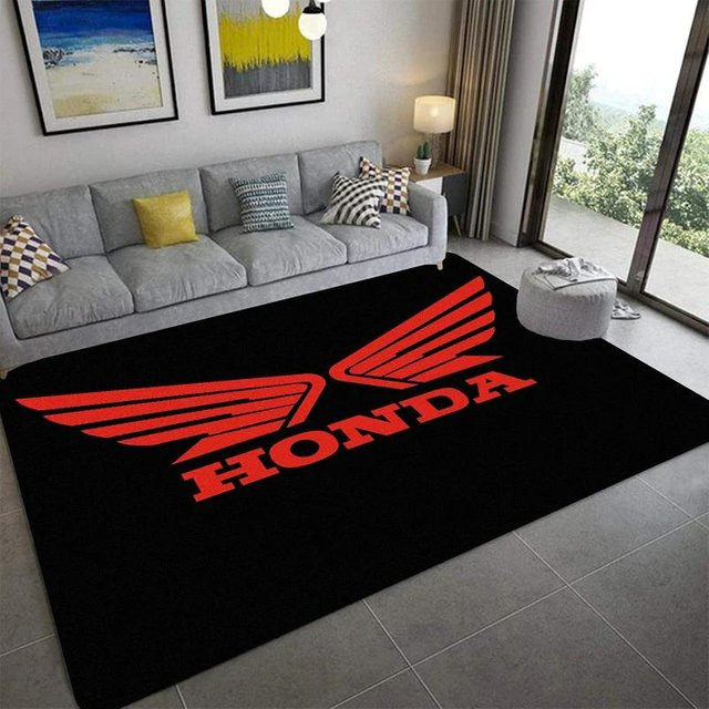 Karpetti Teppich mit abstraktem Design in Schwarz, rutschfest und aus Polyester, B/T: 70 x 100 cm - Bild 1