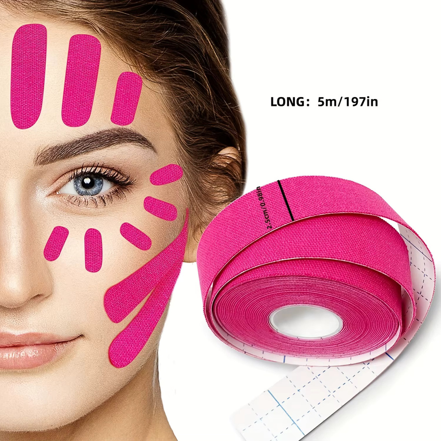 Elastisches Facelift-Klebeband für Gesicht, Unisex, wiederverwendbar - Bild 3