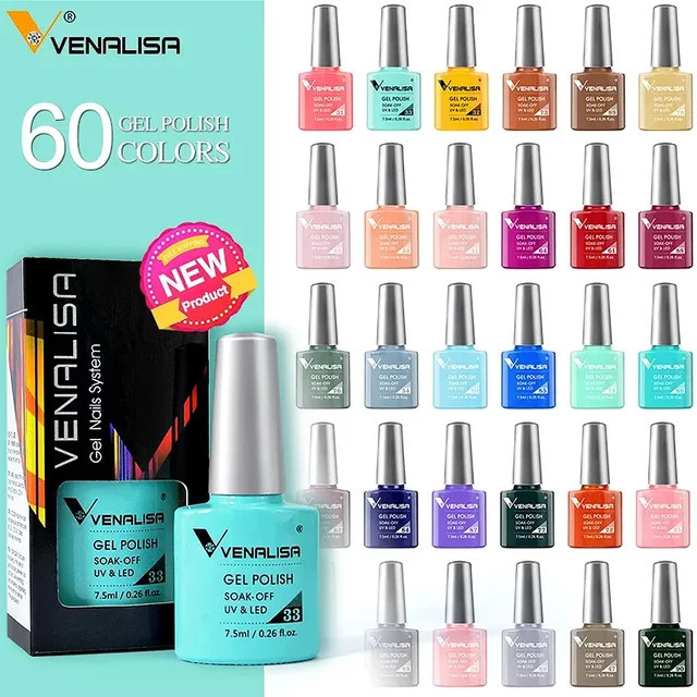 Venalisa Gel Nagellack, Glänzend, 44 ml - Bild 1