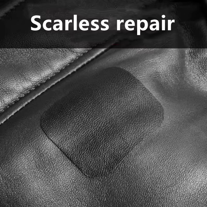 Selbstklebende Leder-Reparaturflicken in Braun zur einfachen Reparatur von Sofas, Autositzen, Taschen und Jacken - Bild 1