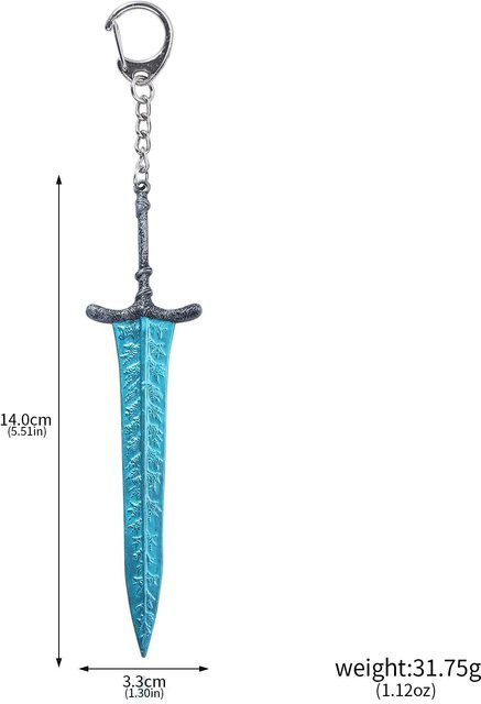 Anhänger Dunkelmond Großschwert Eldens Schlüsselanhänger, Unisex - Bild 1