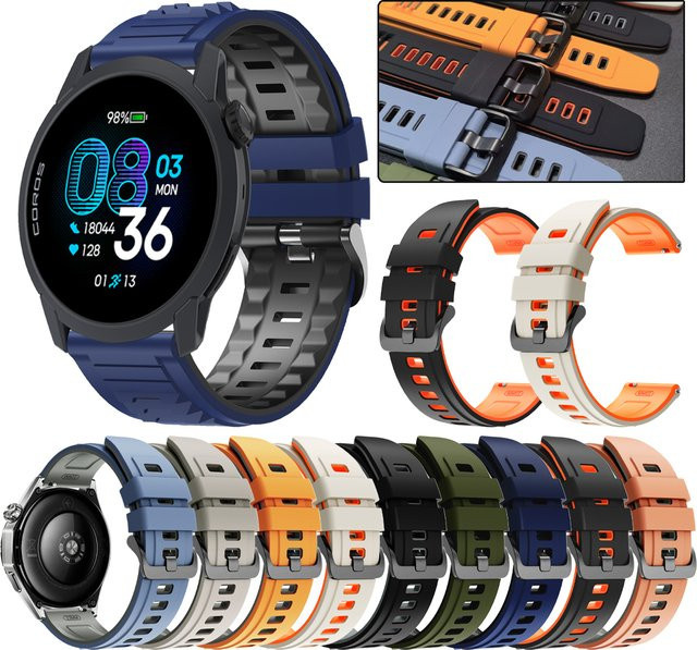 Uhrenarmband Silikon, Bunt, Unisex - Bild 1