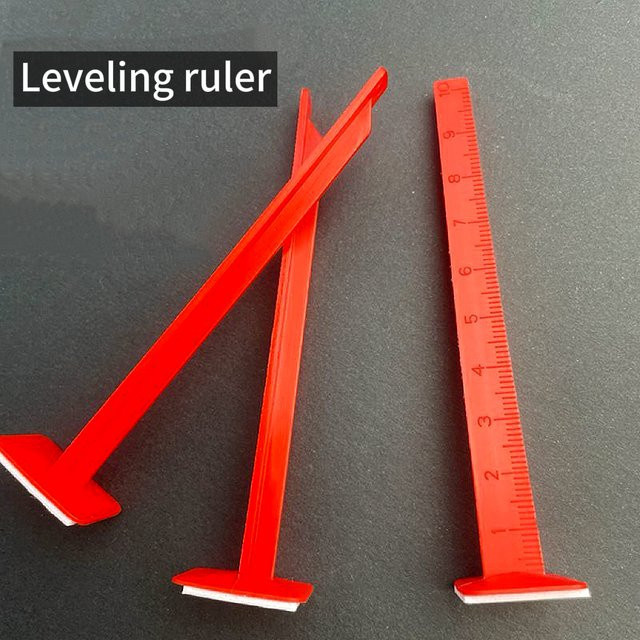 BEILU 100 Stück Selbstklebende Nivellierstifte 10mm Beton-Bodenhöhenmarkierer für selbstnivellierende Bau-Messarbeiten - Bild 1