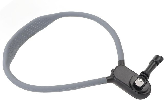 Koogeelife Action Kamera Halsbandhalterung mit Drei-Krallen-Adapterbasis aus Silikon für POV-Aufnahmen, Farbe: Grau, kompatibel mit Action 5 Pro, Pocket 3 und Go 3S - Bild 1
