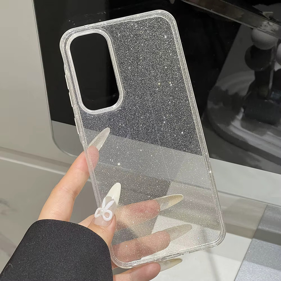 Transparente Glitzer-Schutzhülle für Samsung Galaxy A36 A56 A55 A37 A54 A57 A35 A25 A05 A17 A05s stoßfest und transparent - Bild 3