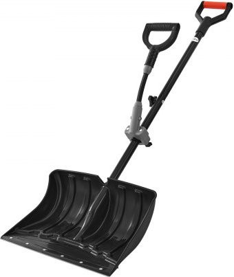 VEVOR Schneeschaufel mit D-förmigen Griffen und Hilfsgriff, Breite: 45,5 cm - Bild 1
