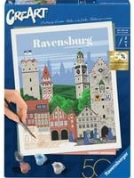 Ravensburger Altstadt von Ravensburg Malen Bunt Set - Bild 1