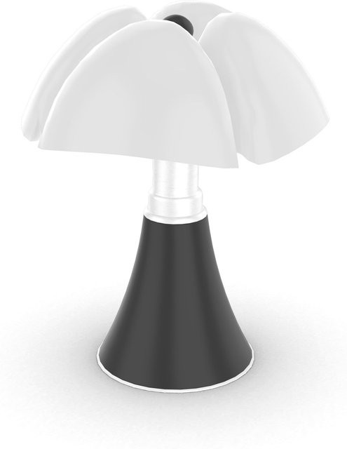 Martinelli Luce Pipistrello LED Tischleuchte in Schwarz oder Weiß mit höhenverstellbarem Design - Bild 1