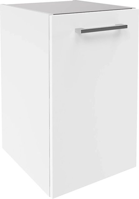 Fackelmann Waschtisch-Unterbauschrank Verona Weiß Hochglanz, rechts, B/T/H: 35 x 39,7 x 57,5 cm - Bild 1