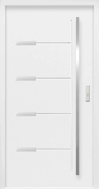 Haustür Thermospace Oslo Prime in Weiß mit Anschlag Links, B: 110 cm, H: 210 cm - Bild 1