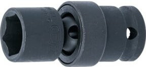 BGS Kraft-Kugelgelenk-Einsatz 5200-18 in Schwarz mit 12,5 mm (1/2") Innenvierkant und 18 mm Schlüsselweite - Bild 1