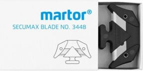 Martor Secumax Ersatz-Klingenkopf 3448.20 aus gehärtetem Stahl und Kunststoff, 10 Stück, Silber - Bild 2