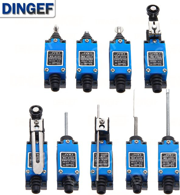 DNIGEF Drehverstellbarer Rollenhebelarm Endschalter Fahrschalter AC250V NO NC Blau ME-8104 ME-8111 ME-8107 ME-8108 ME-8112 ME-8166 ME-8169 - Bild 1