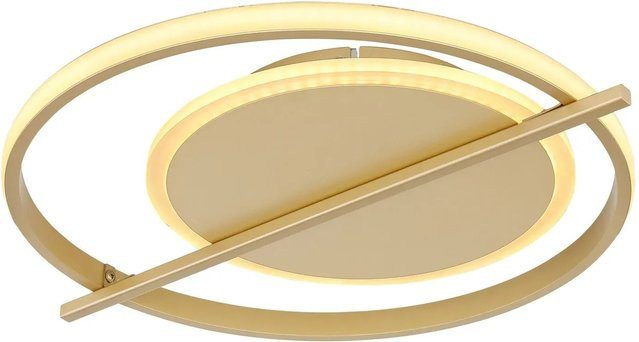 Globo LED-Deckenleuchte Reball in Gold, rund, Durchmesser: 36 cm - Bild 1