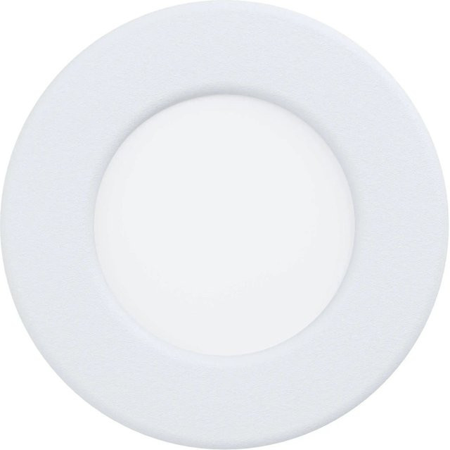 Eglo LED-Einbauspot Fueva 5 in Weiß mit 4.000K Cool White und IP44 Schutzart, Durchmesser: 8,6 cm - Bild 1