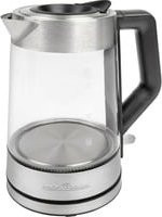 ProfiCook Glas-Wasserkocher PC-WKS 1190 G in Schwarz und Transparent