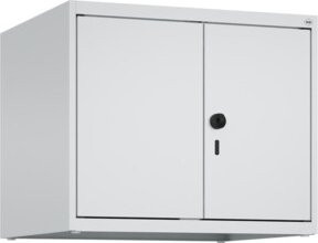 C+P Aufsatzschrank Classic PLUS mit 2 Abteilen, Grau, B: 50 cm, H: 60 cm, T: 50 cm, mit Sicherheits-Drehriegel Verschluss - Bild 1